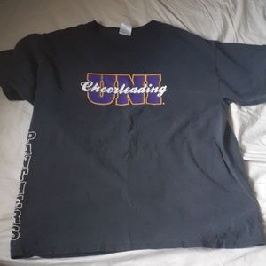 UNI cheerleading shirt